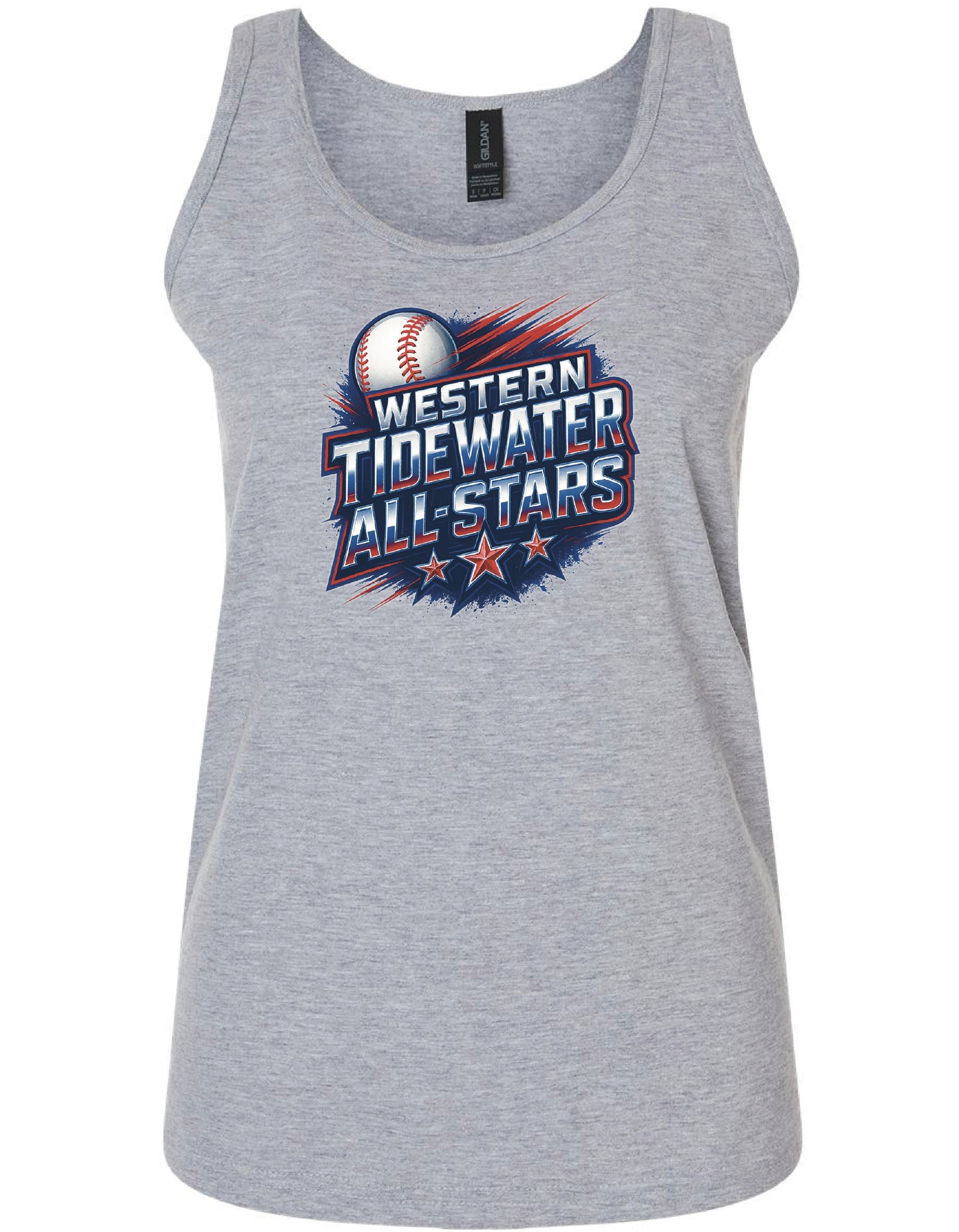 Western Tidewater Allstars Baseball Women's Tank