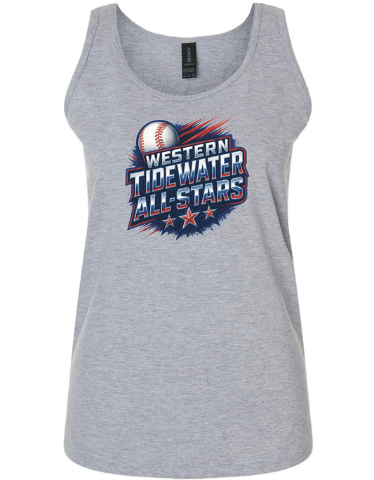 Western Tidewater Allstars Baseball Women's Tank
