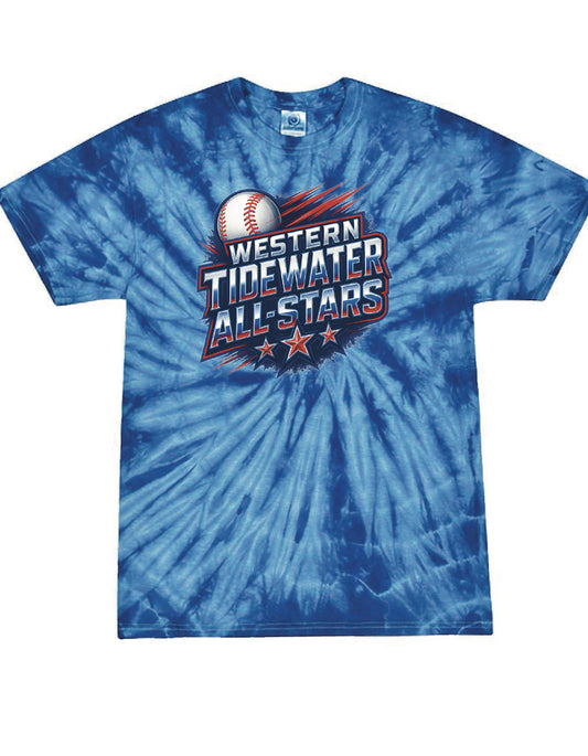 WT Allstars Baseball Tie Dye T-shirt