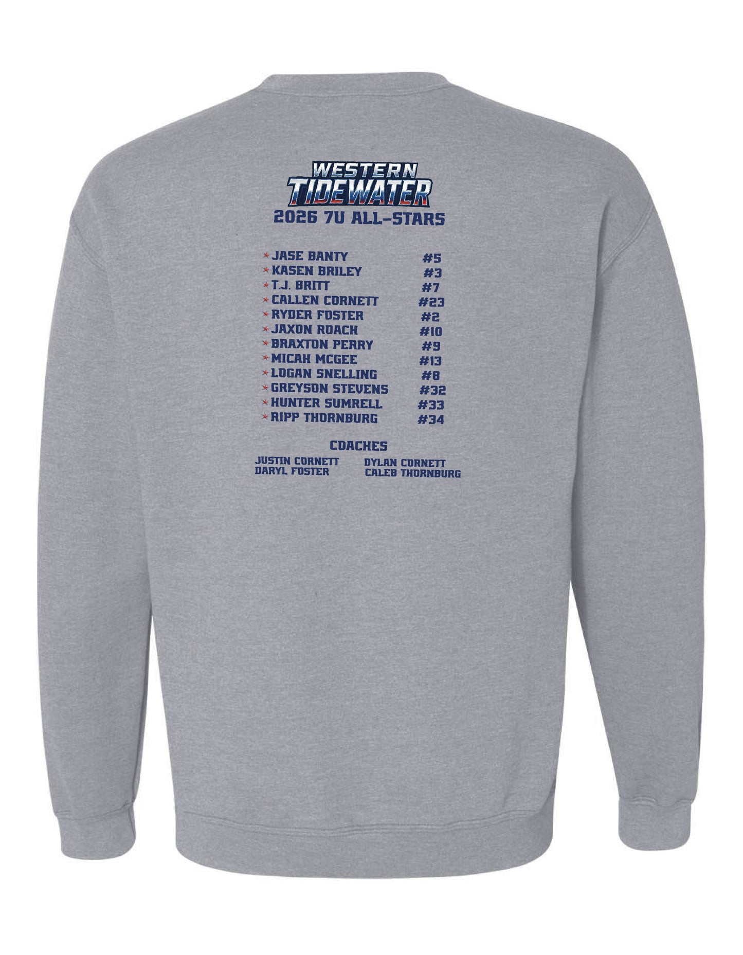 WT Allstars 7U Crewneck Sweatshirt