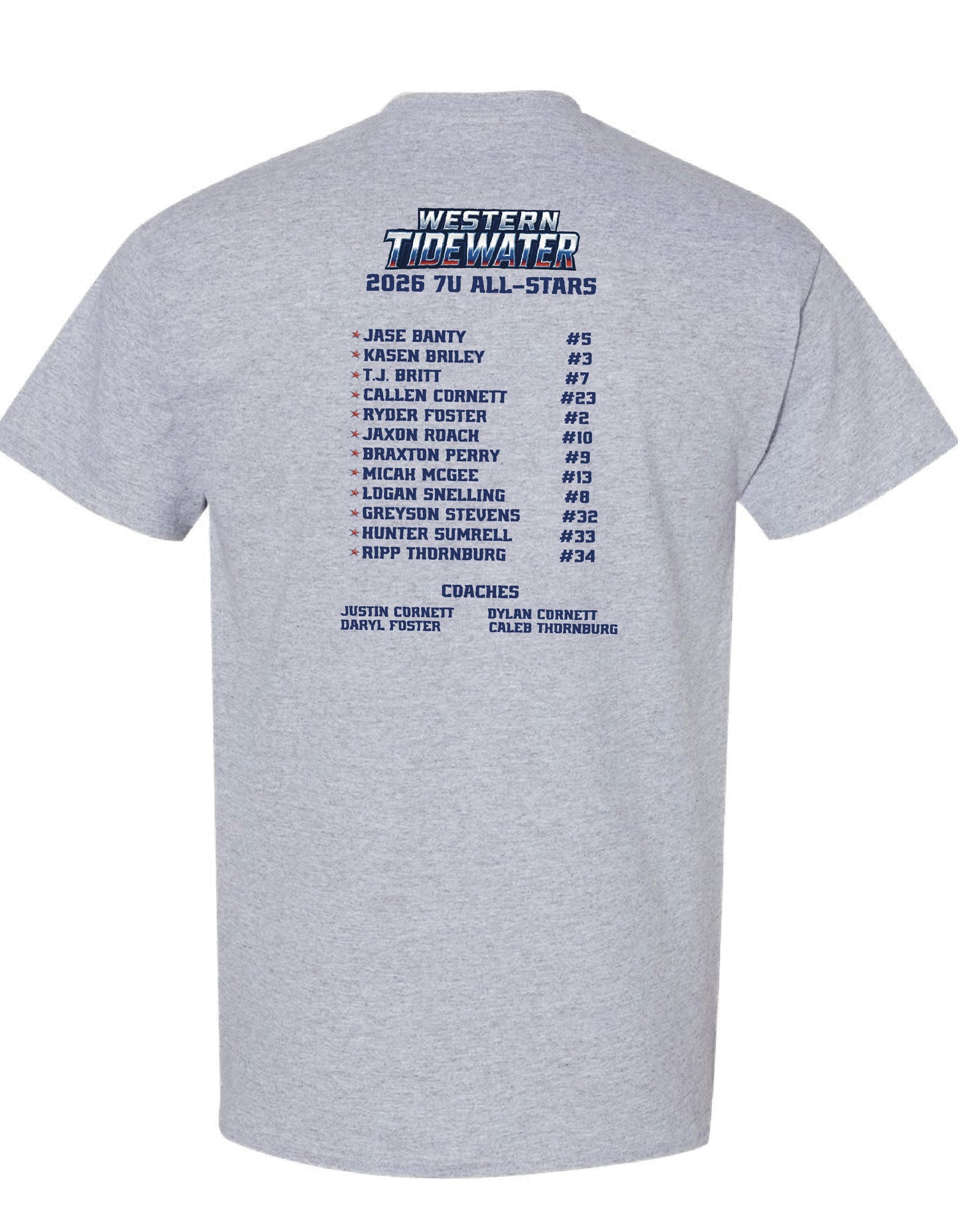 WT Allstars Baseball T-shirt
