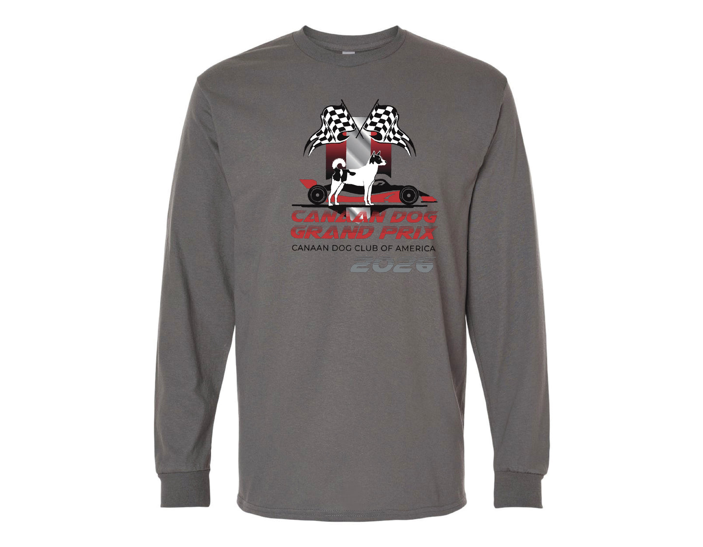 Front Design Canaan Dog Club of America Event Long Sleeve T-shirt