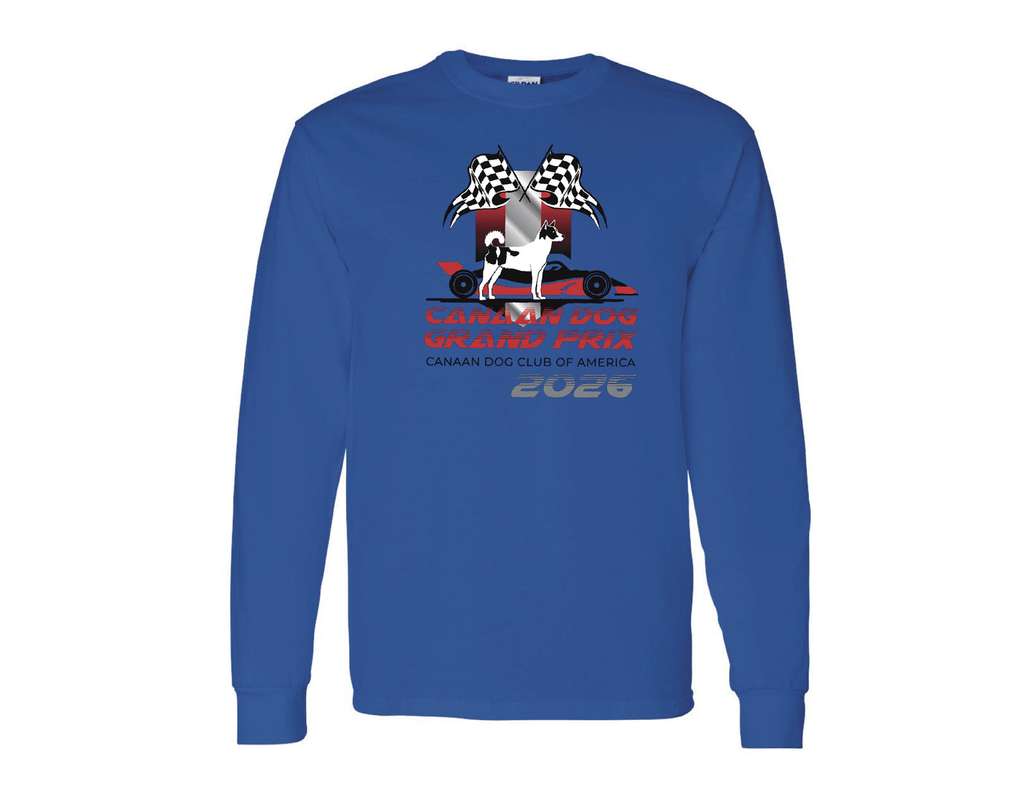 Front Design Canaan Dog Club of America Event Long Sleeve T-shirt