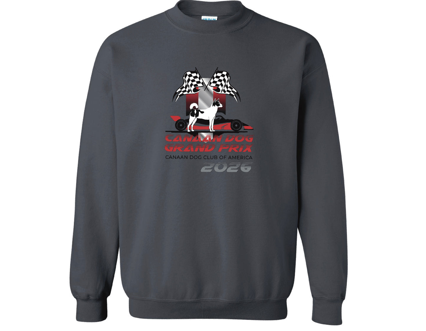 Front Design Canaan Dog Club of America Event Crewneck Sweatshirt