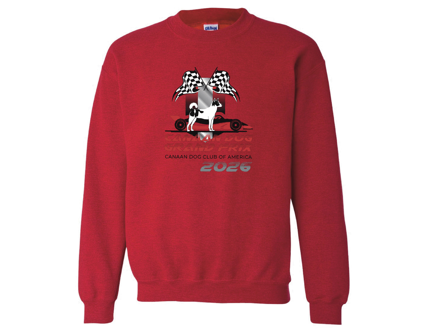 Front Design Canaan Dog Club of America Event Crewneck Sweatshirt