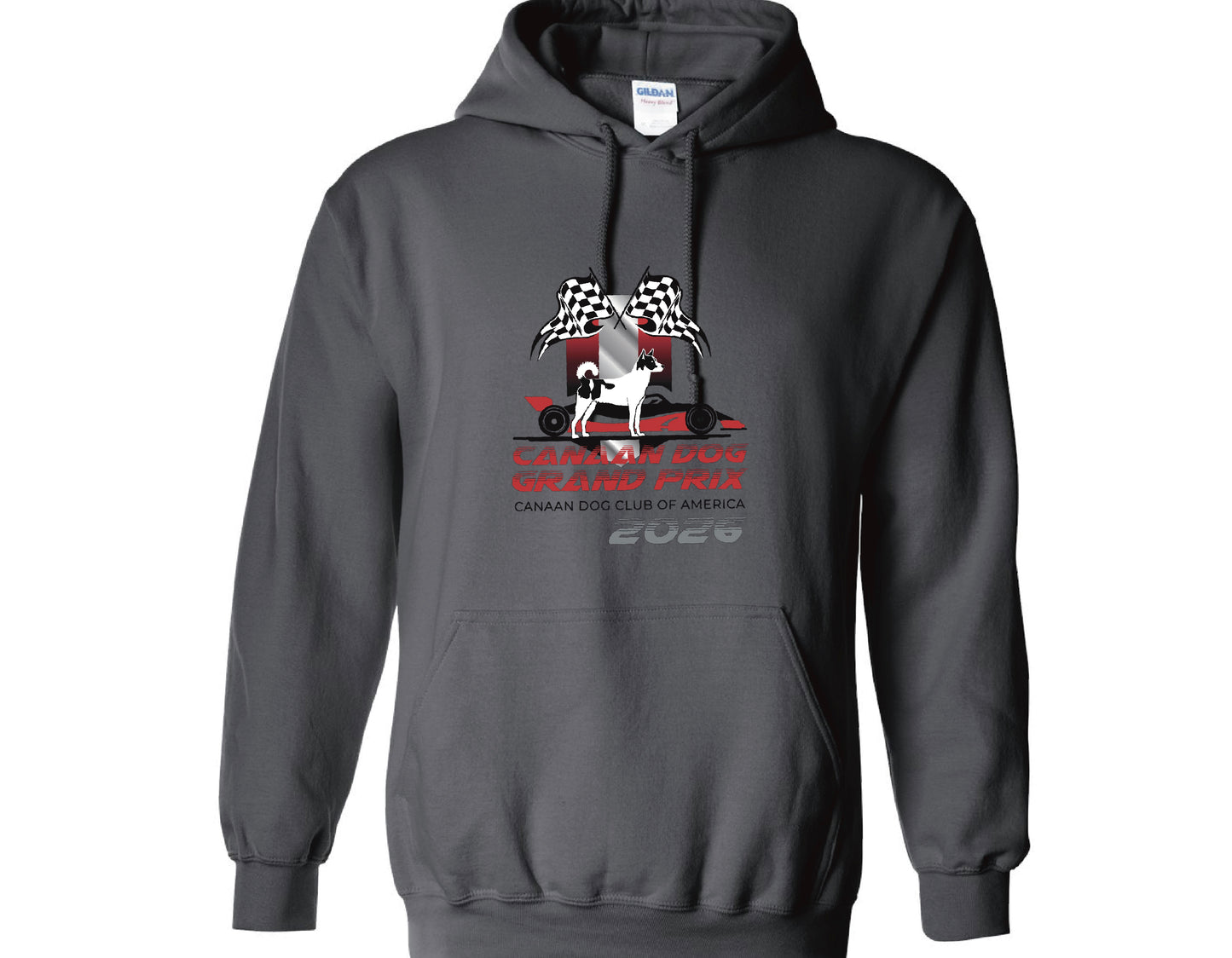 Front Design Canaan Dog Club of America Event Hoodie Sweatshirt