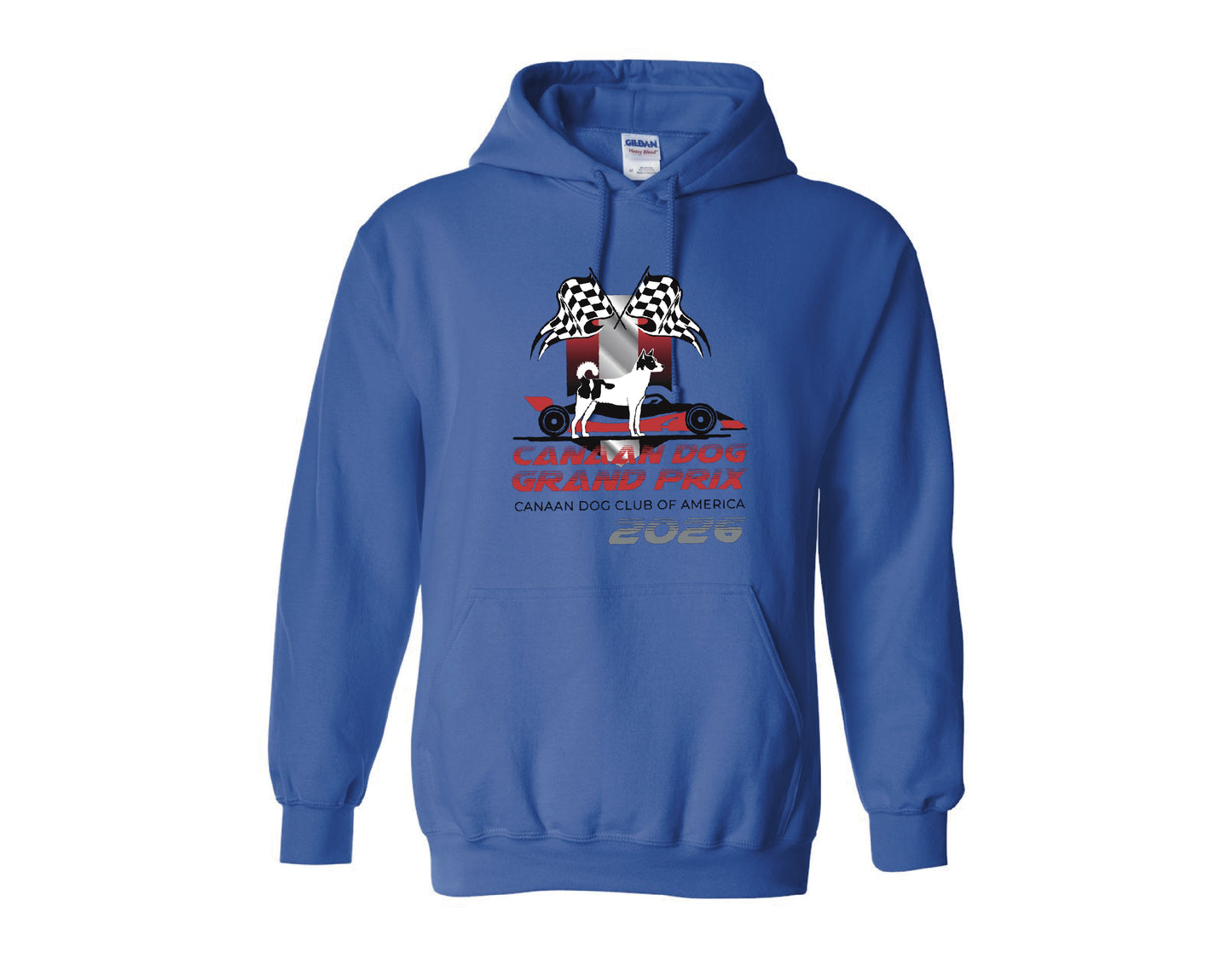 Front Design Canaan Dog Club of America Event Hoodie Sweatshirt