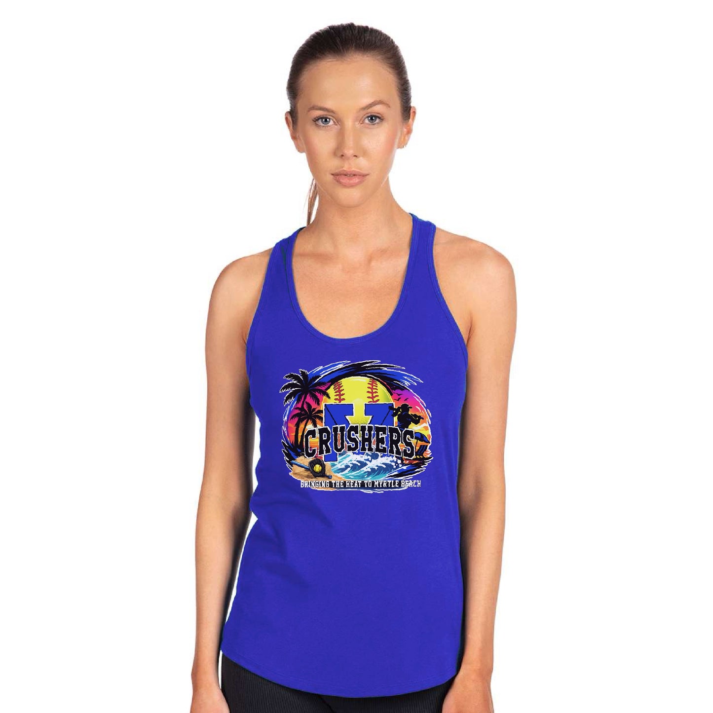 Crushers Softball Myrtle Beach Women's Racerback Tank