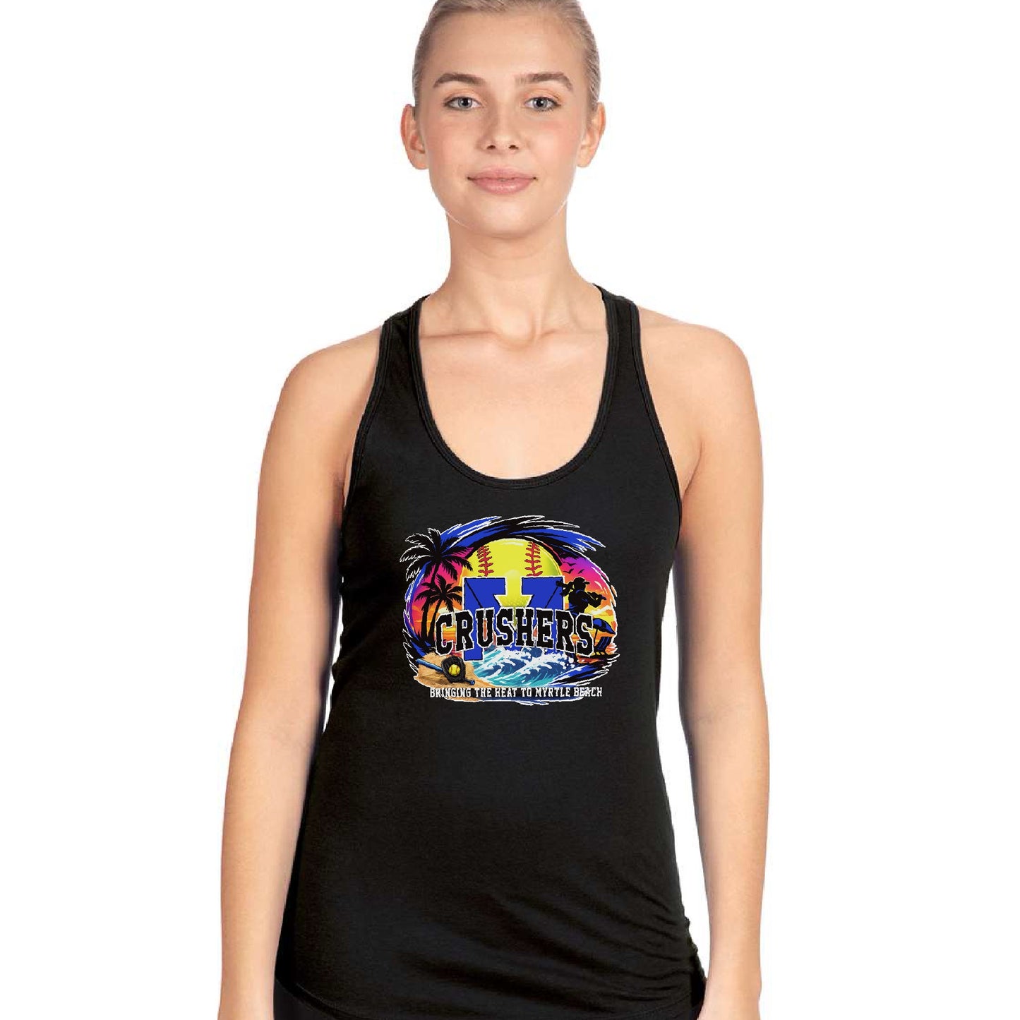 Crushers Softball Myrtle Beach Women's Racerback Tank