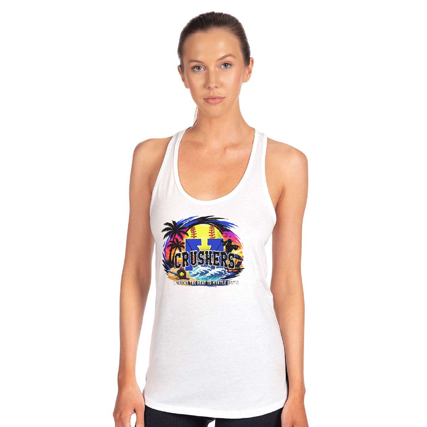 Crushers Softball Myrtle Beach Women's Racerback Tank