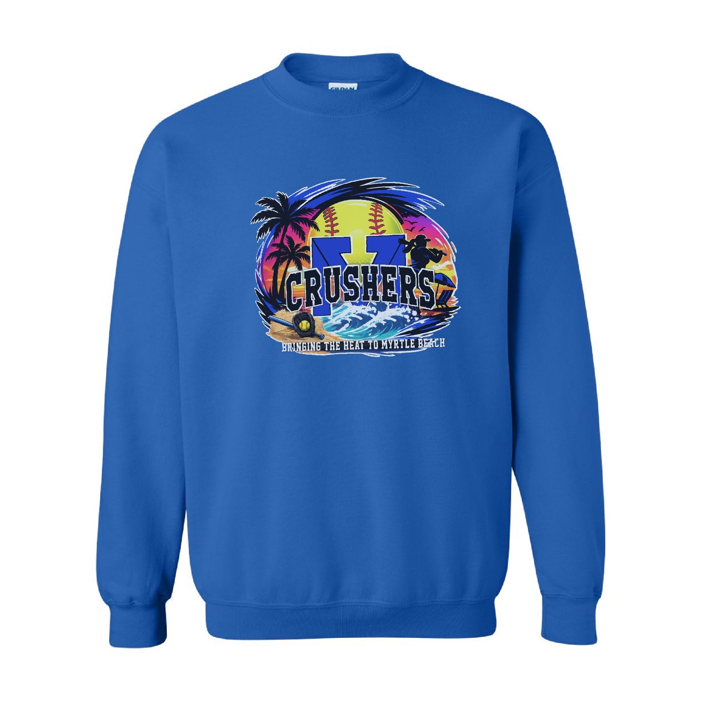Crushers Roster Myrtle Beach Sweatshirt Gear