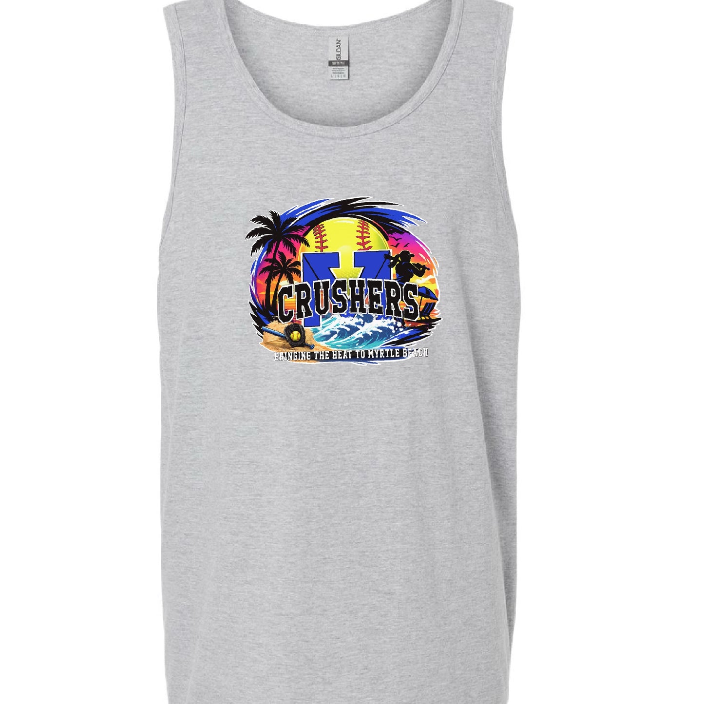 Crushers Roster Myrtle Beach Tank Top