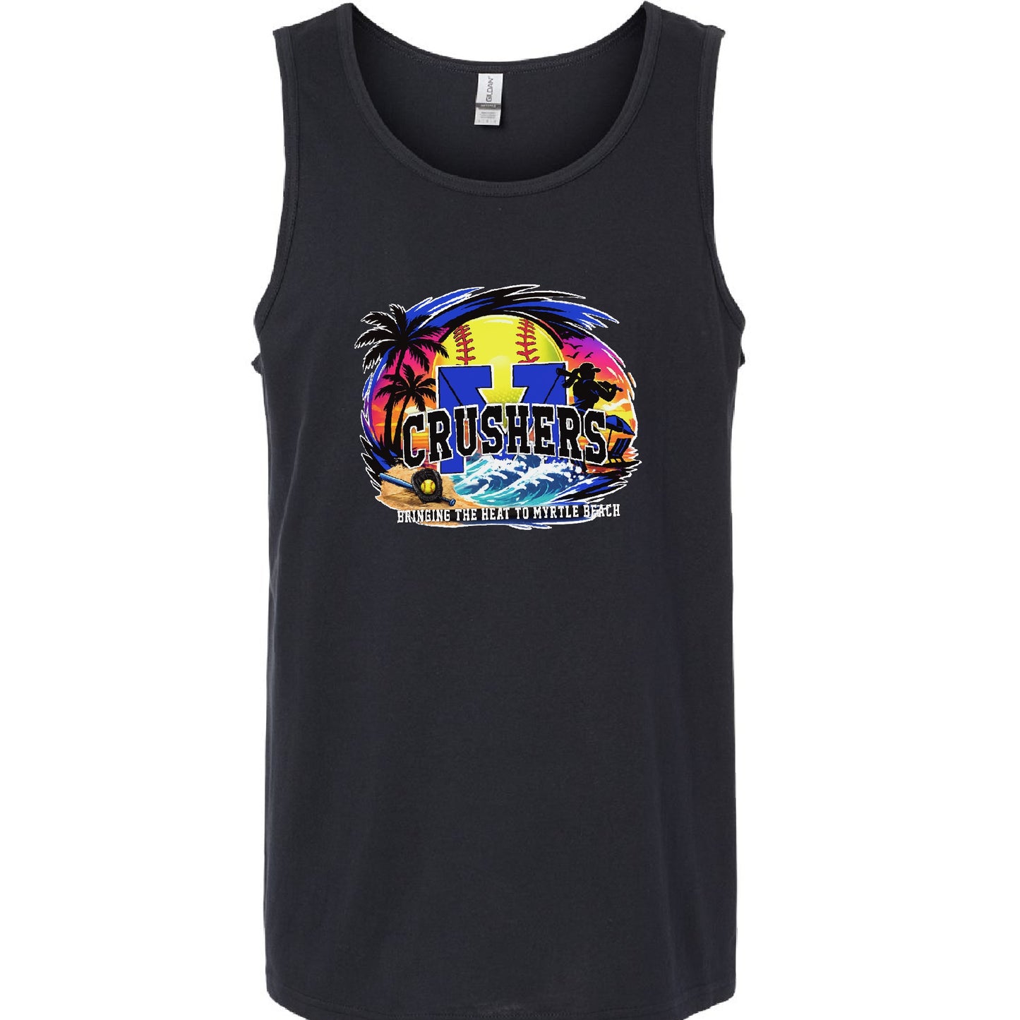 Crushers Roster Myrtle Beach Tank Top