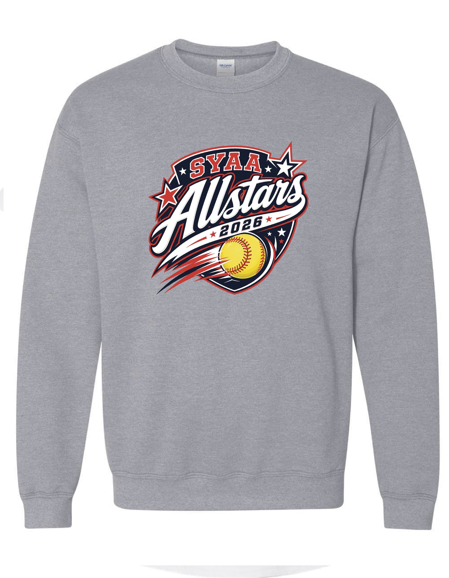SYAA Allstar Softball Crewneck Sweatshirt