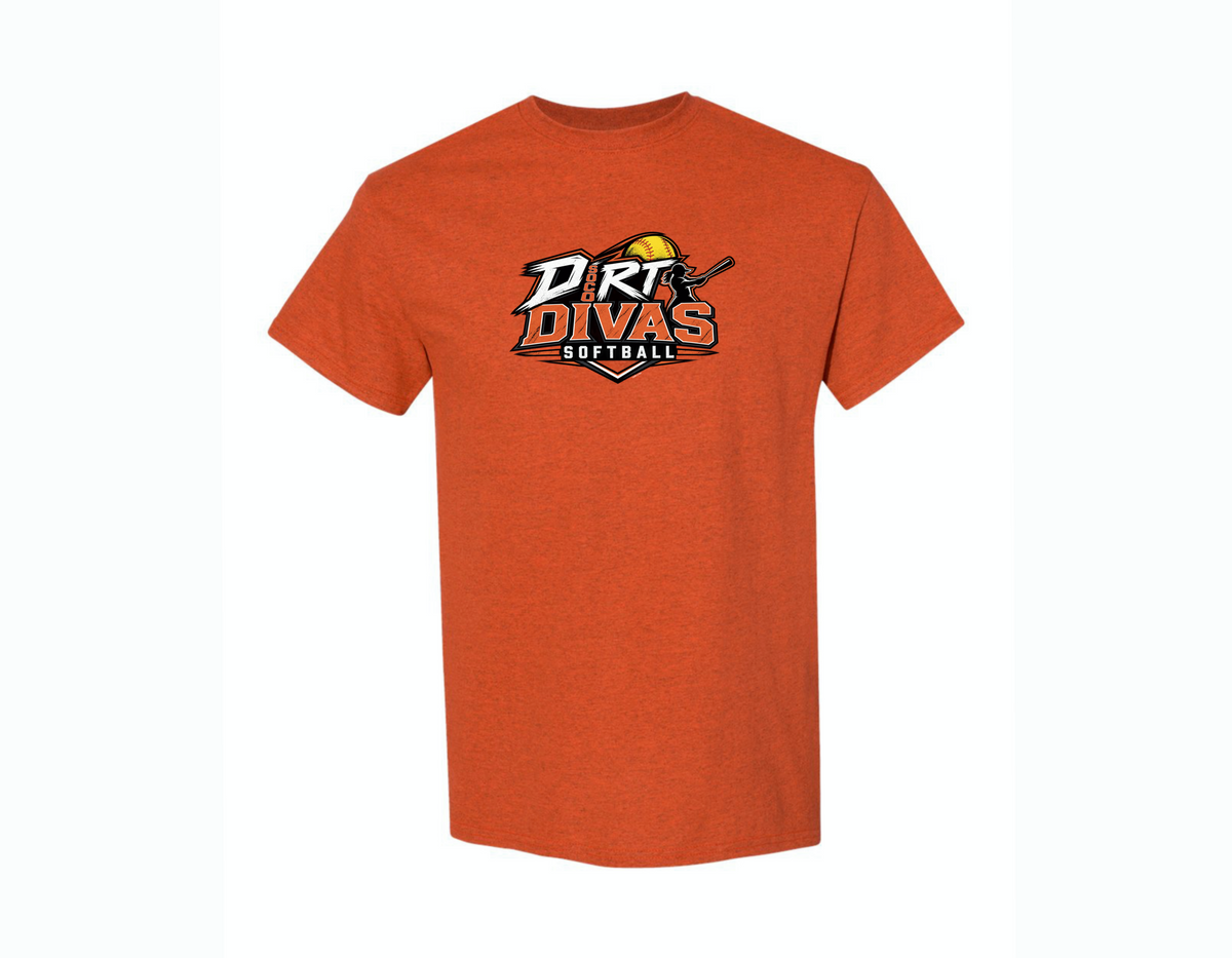 Dirt Divas Classic Orange T-shirts