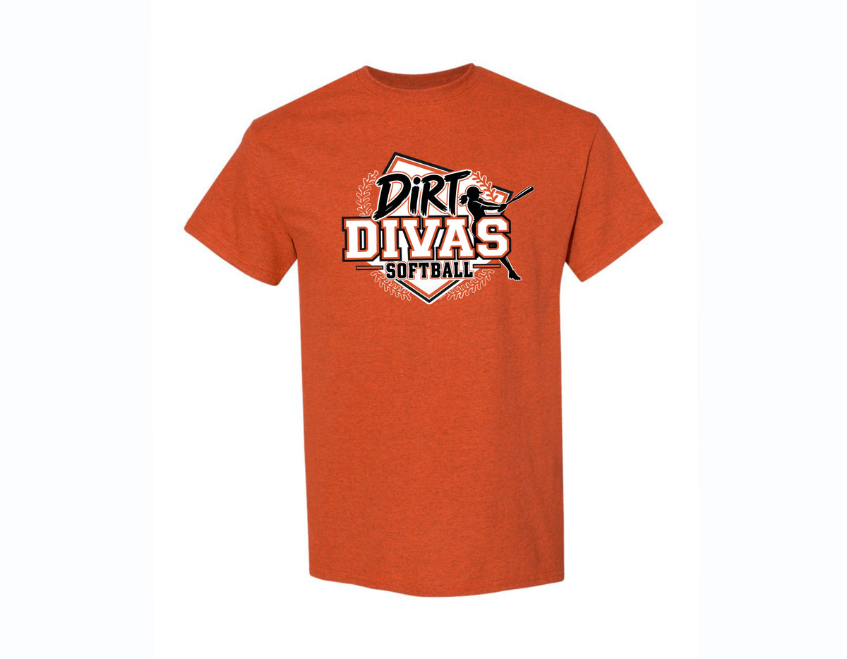 Dirt Divas Classic Orange T-shirts
