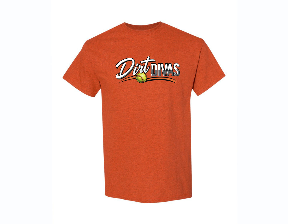 Dirt Divas Classic Orange T-shirts