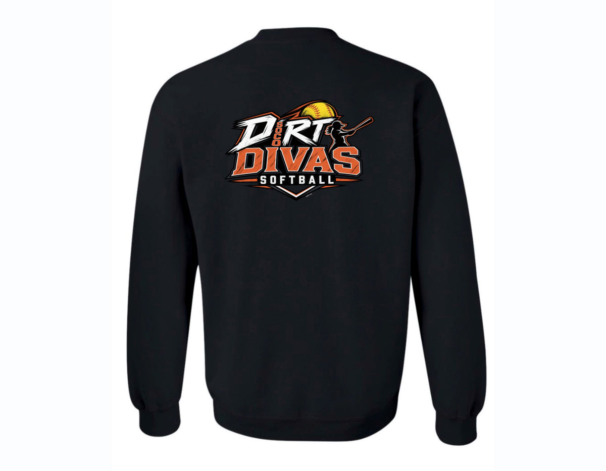 Raised in Diva Dirt Classic Sweatshirts