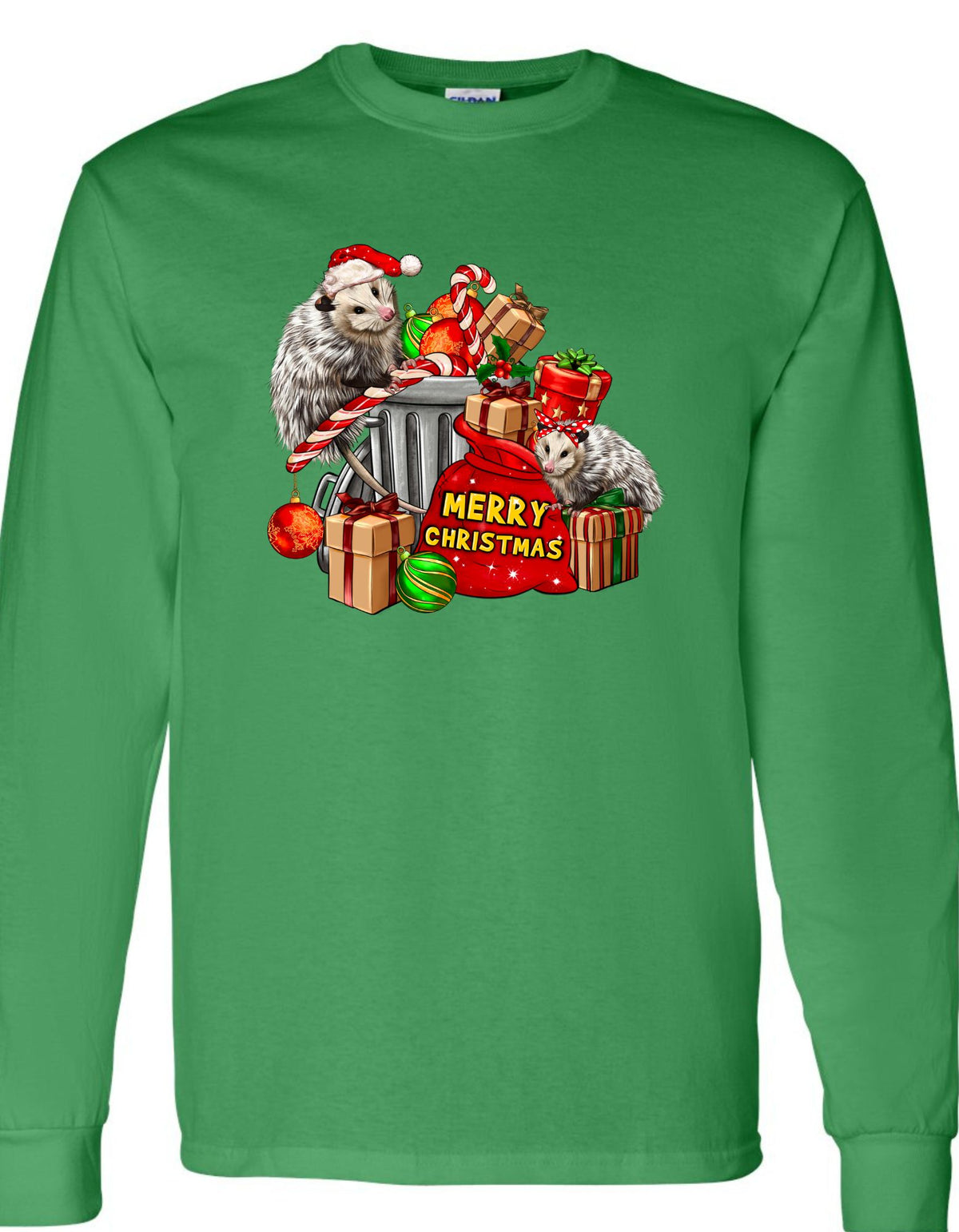 Opossum Loving Merry Christmas