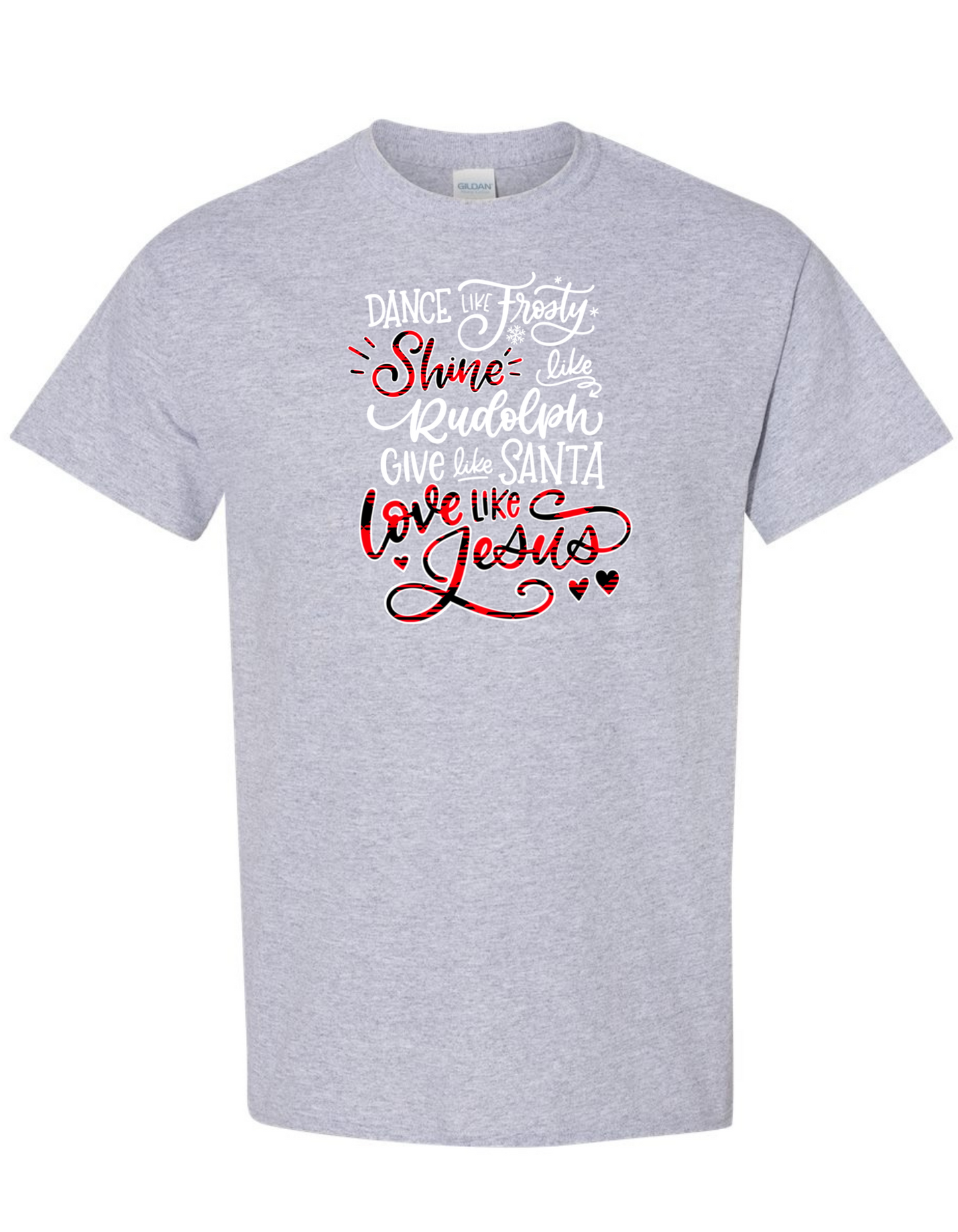 Dance Like Frosty- Love like Jesus Plaid