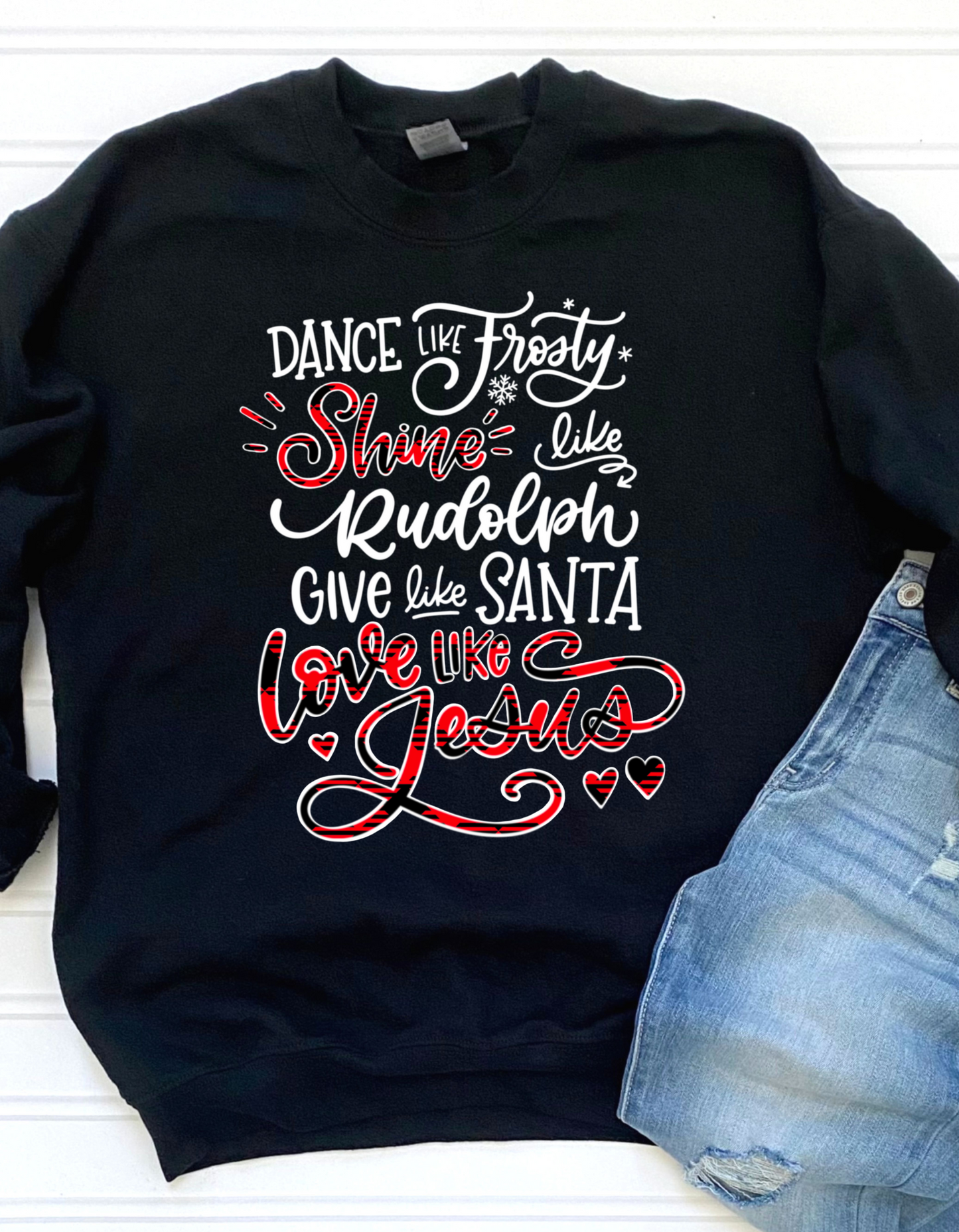 Dance Like Frosty- Love like Jesus Plaid