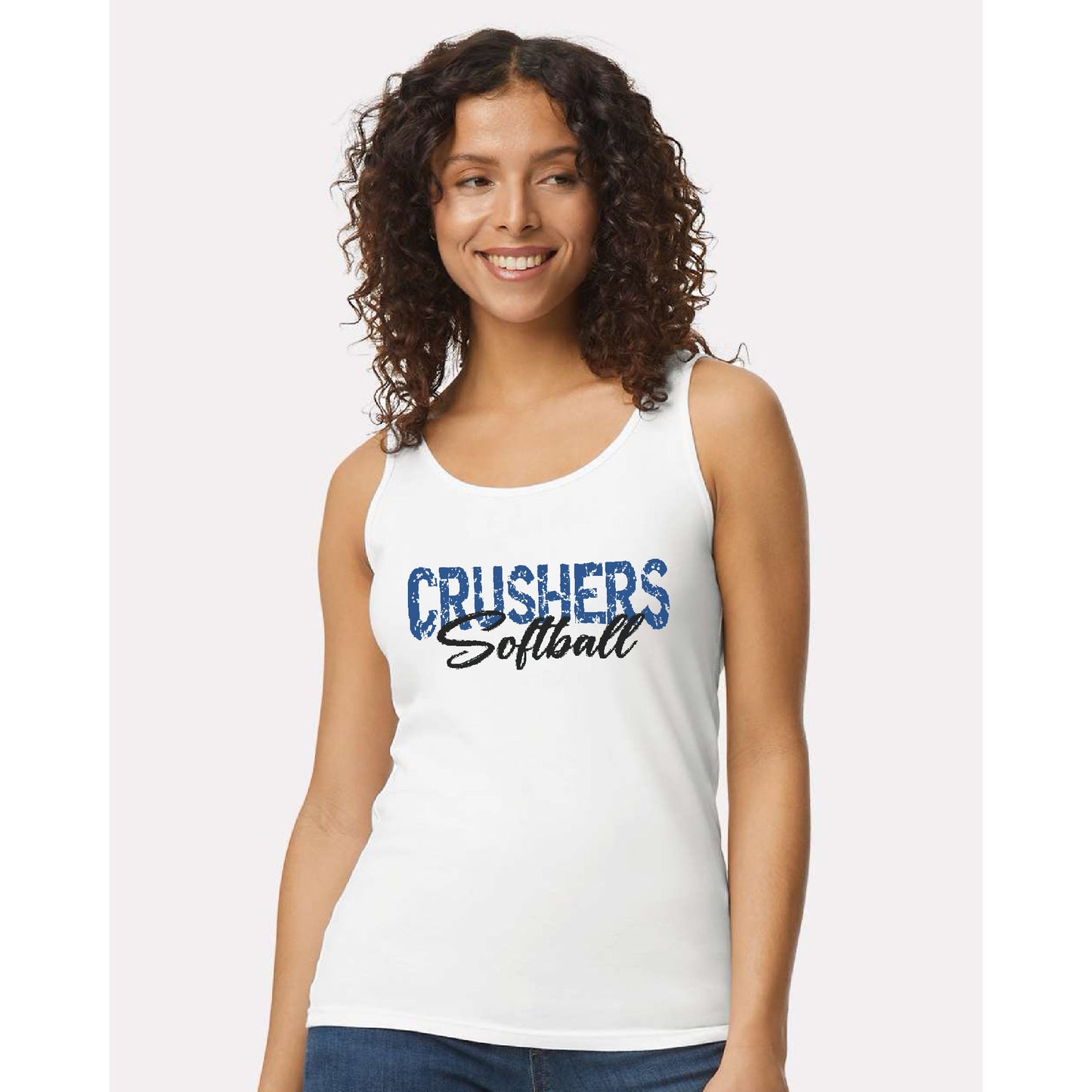 Vintage Crushers Softball Tank Top