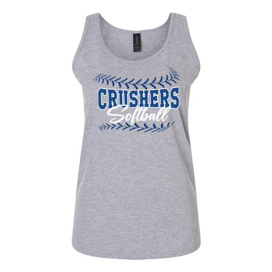 Personalized Crushers Vintage Laces Tank