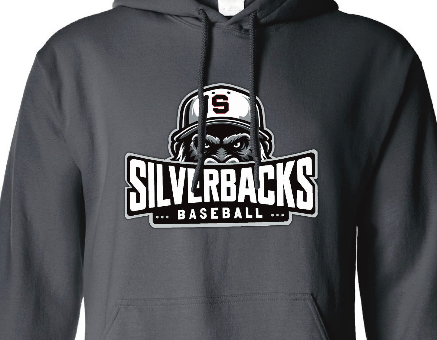 Silverbacks Baseball Sweatshirts - Front Design