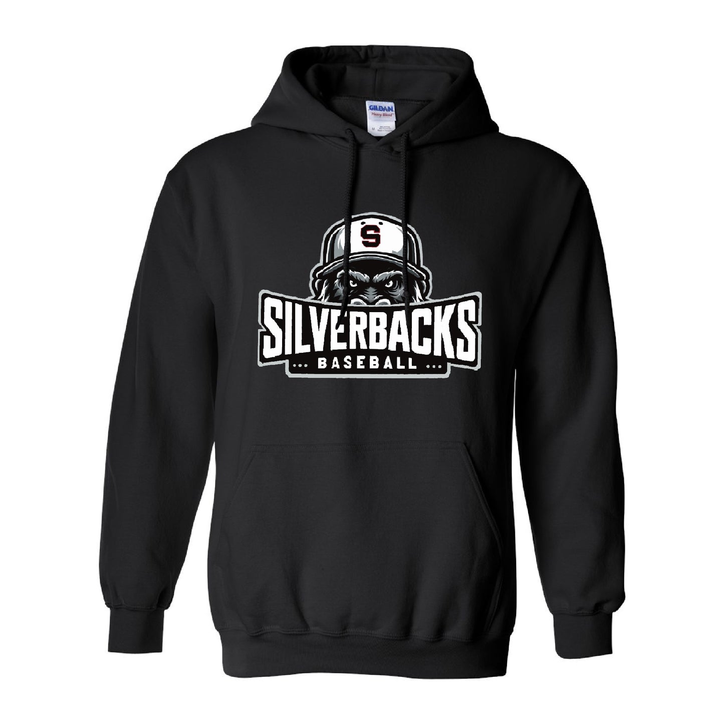 Silverbacks Baseball Sweatshirts - Front Design
