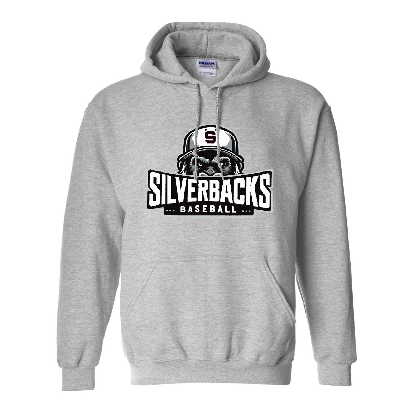 Silverbacks Baseball Sweatshirts - Front Design