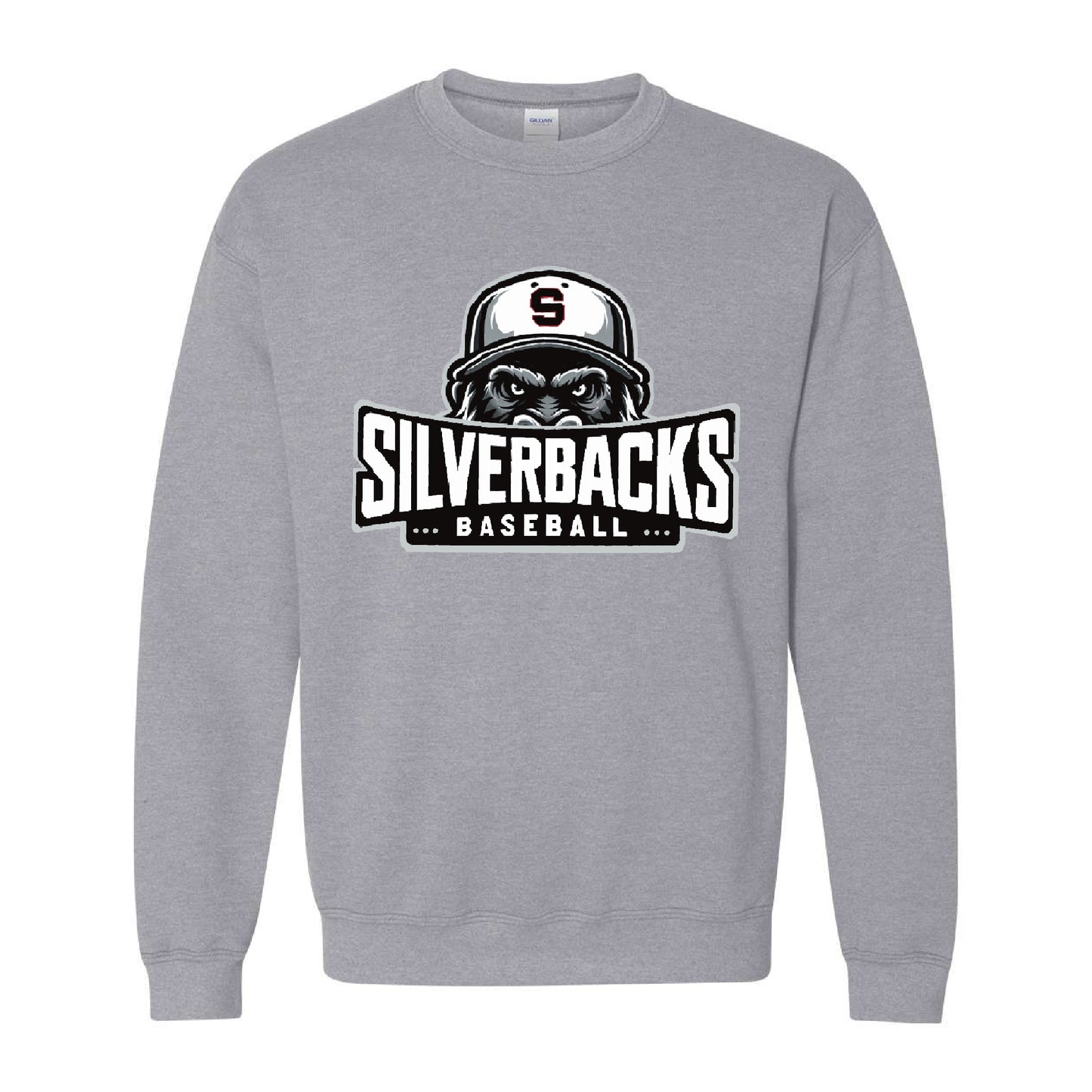 Silverbacks Baseball Sweatshirts - Front Design