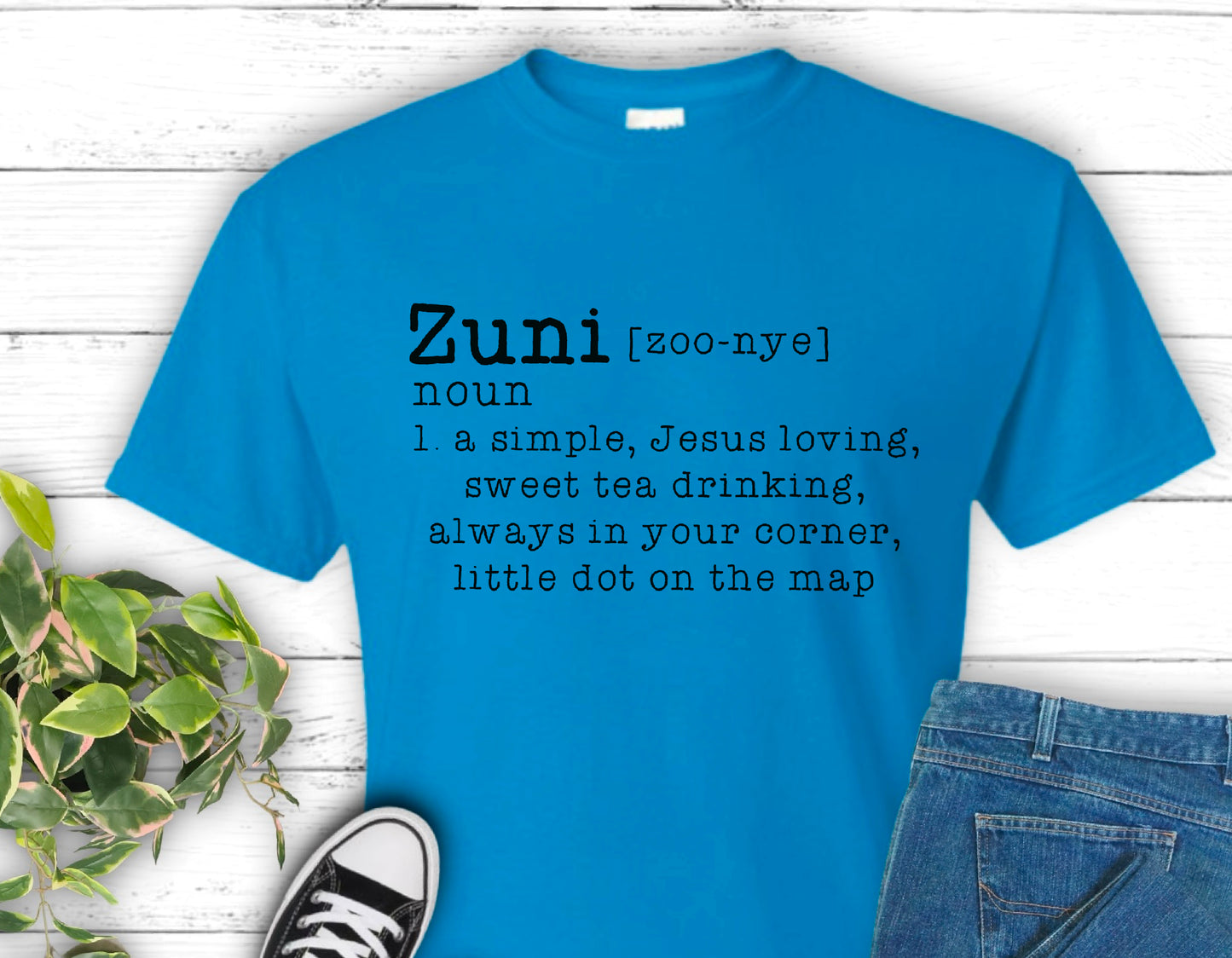 Zuni, Small town Definition