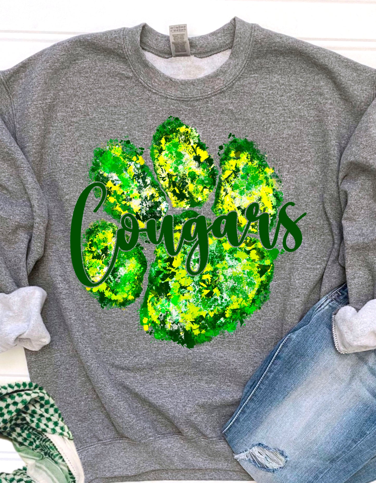 Nottoway Cougars Paw Print Sweatshirt