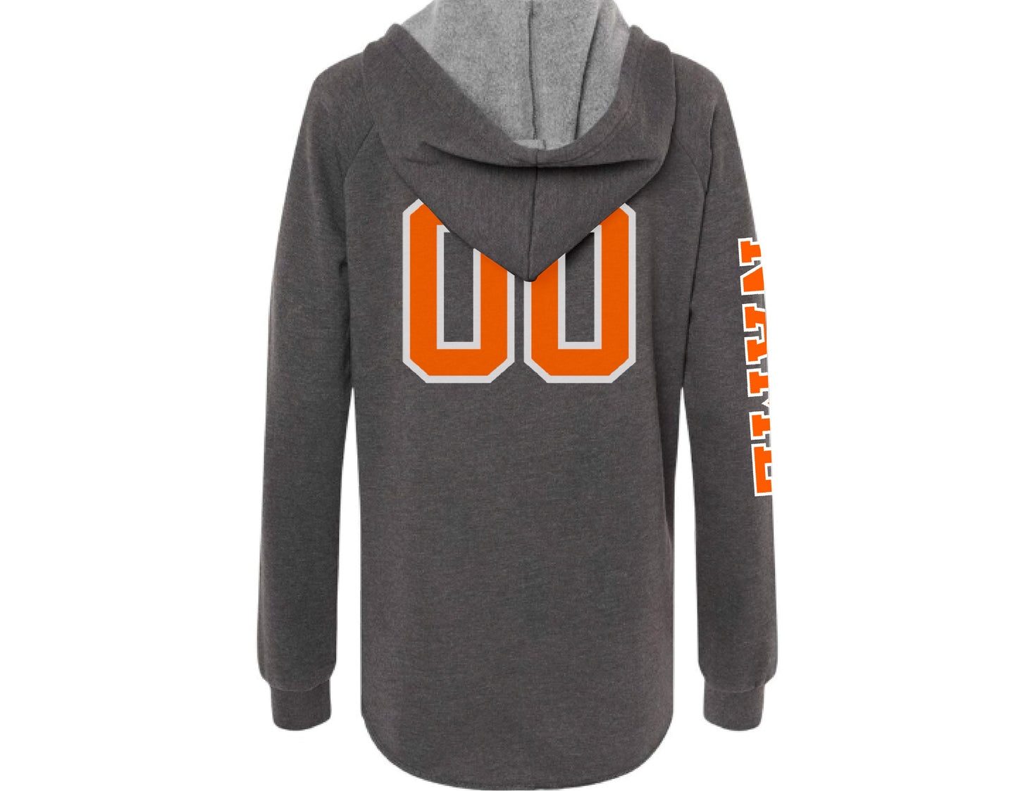 Player name and number- Womans Lightweight Ivor Softball Hoodie