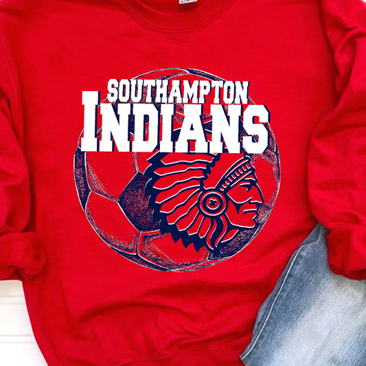 Red- Southampton Soccer Crewnecks