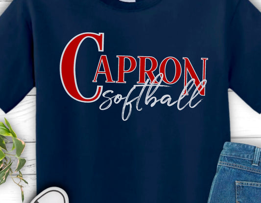 Capron Softball T-shirt- Big C