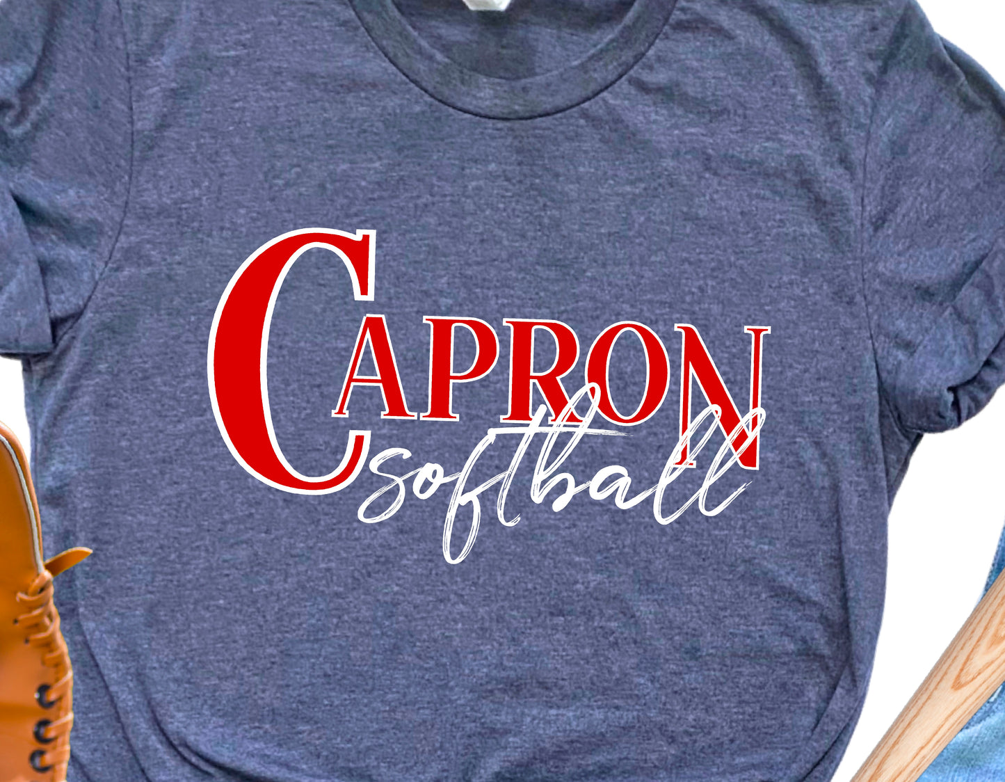 Capron Softball T-shirt- Big C