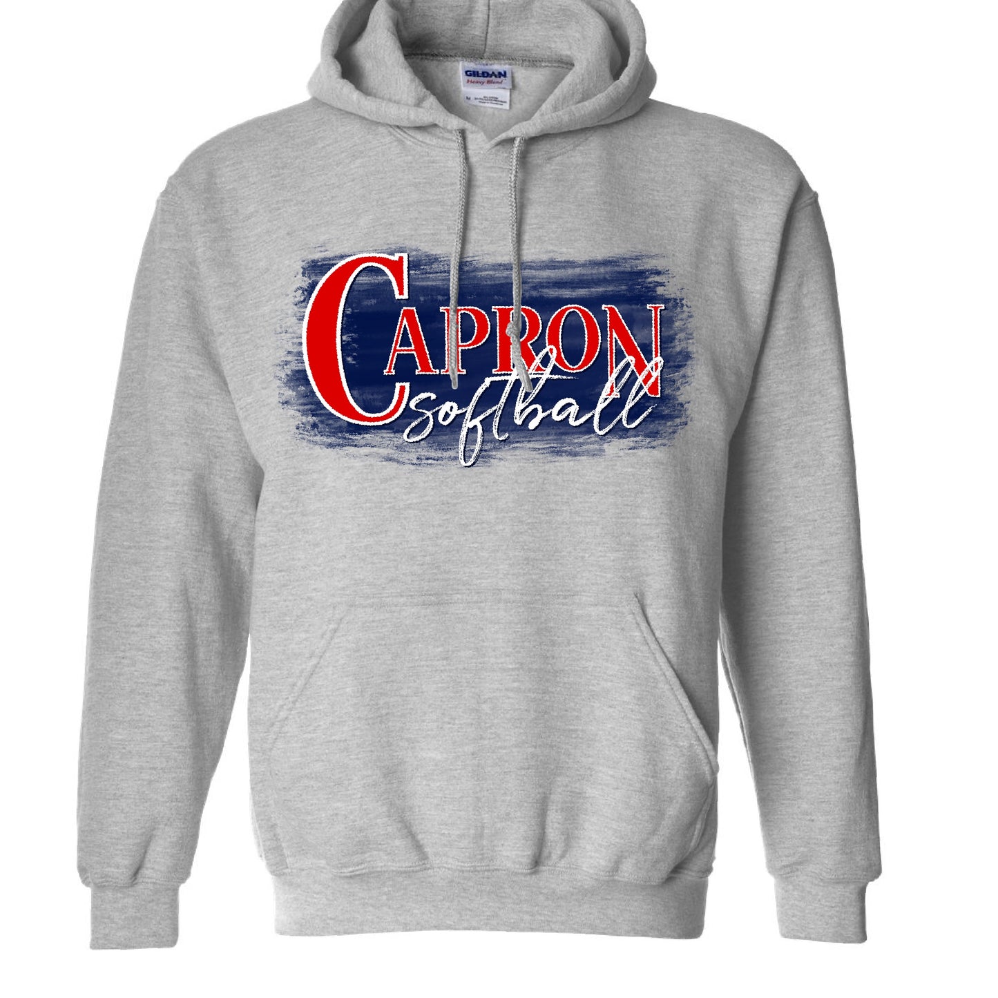 Capron Softball Hoodie Navy Paint