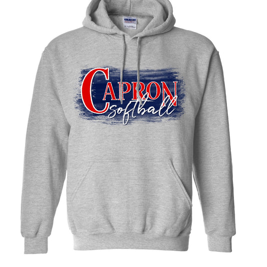 Capron Softball Hoodie Navy Paint