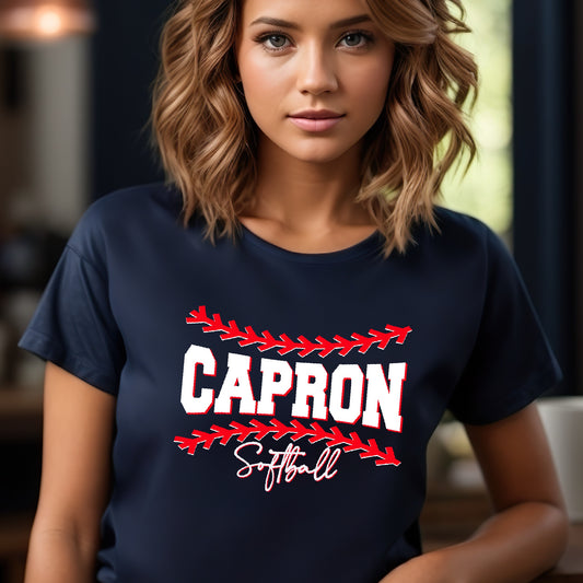 Capron Softball T-shirt- Laces