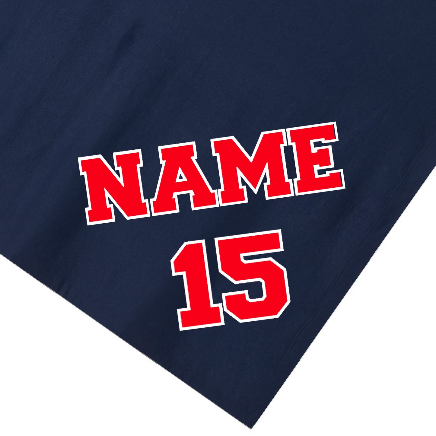 Personalized Navy Capron Fleece Softball Blanket