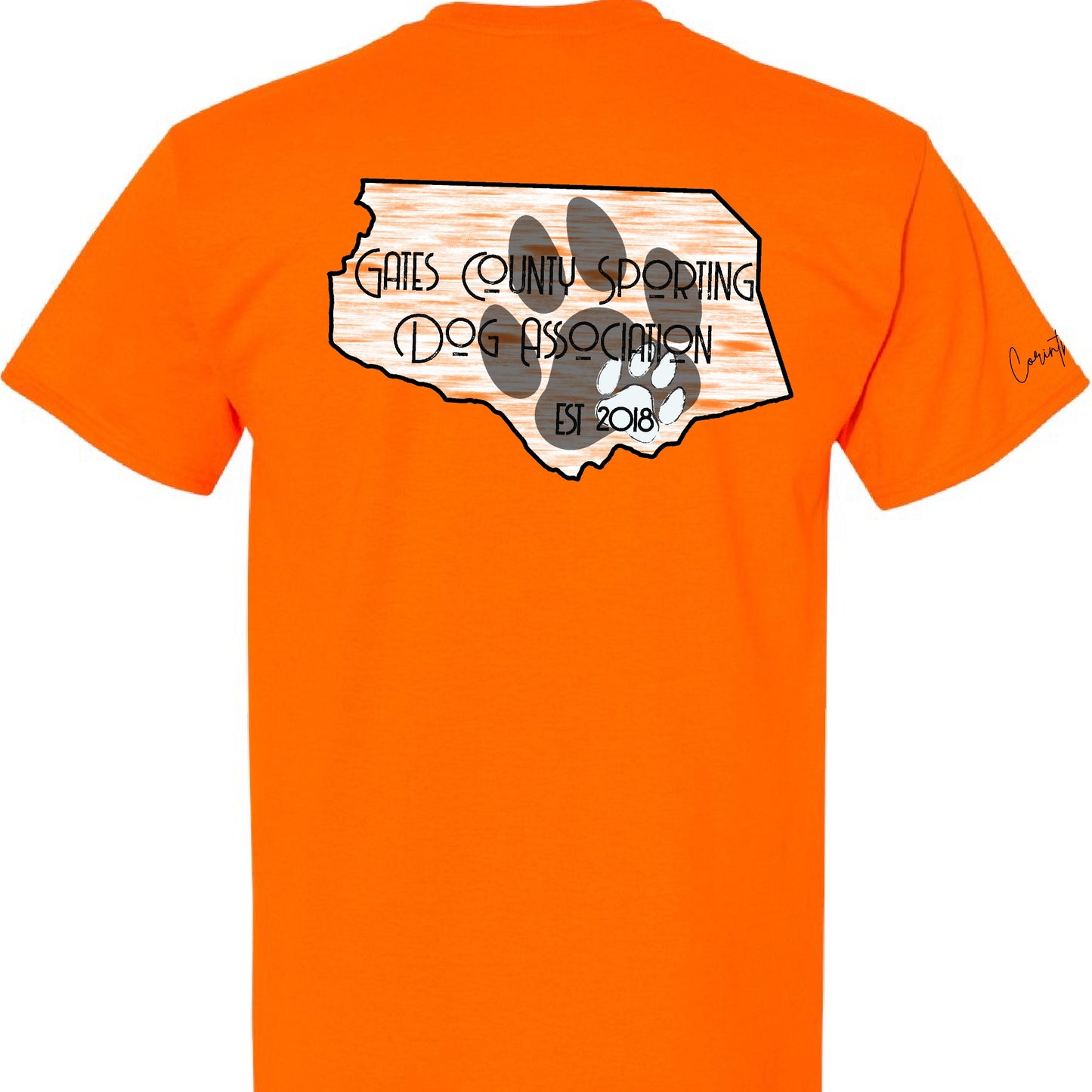 GCSDA Dog Paw T-shirt