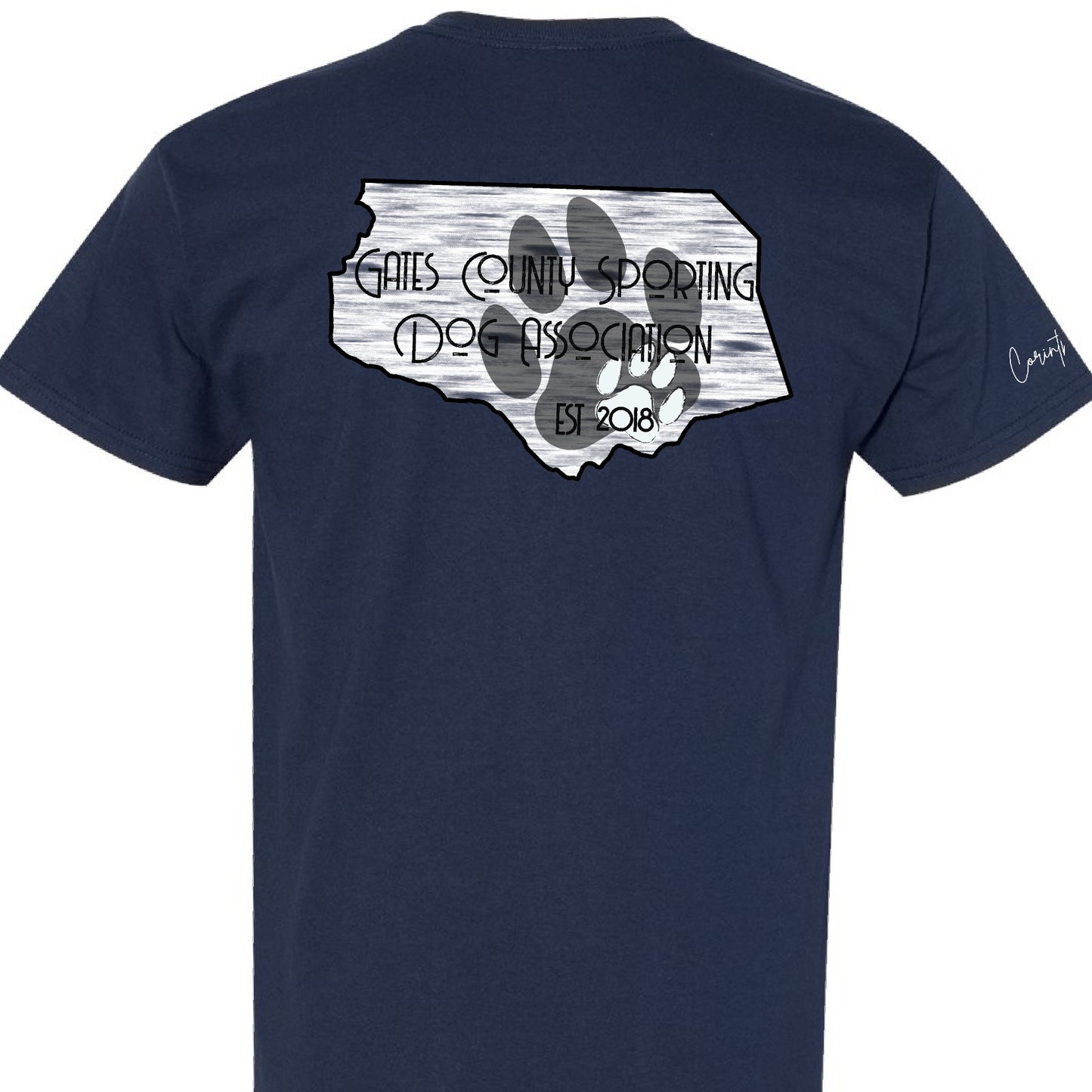 GCSDA Dog Paw T-shirt