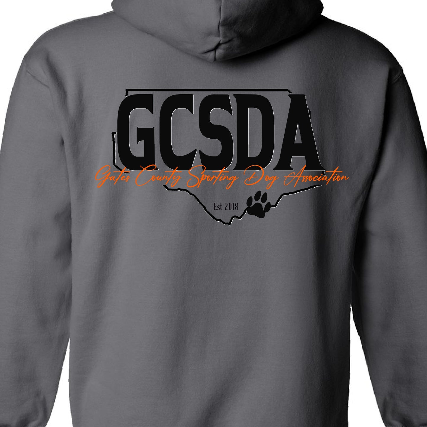 GCSDA with Orange Hoodie Sweatshirt