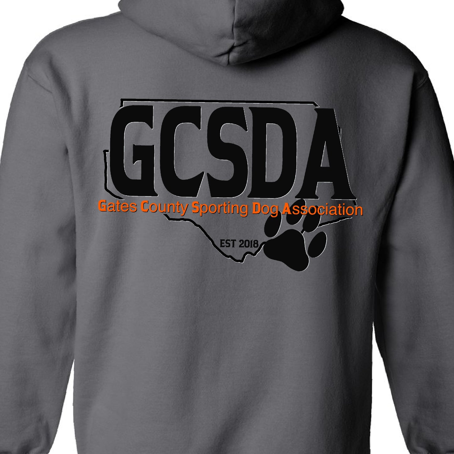 GCSDA with Orange Hoodie Sweatshirt