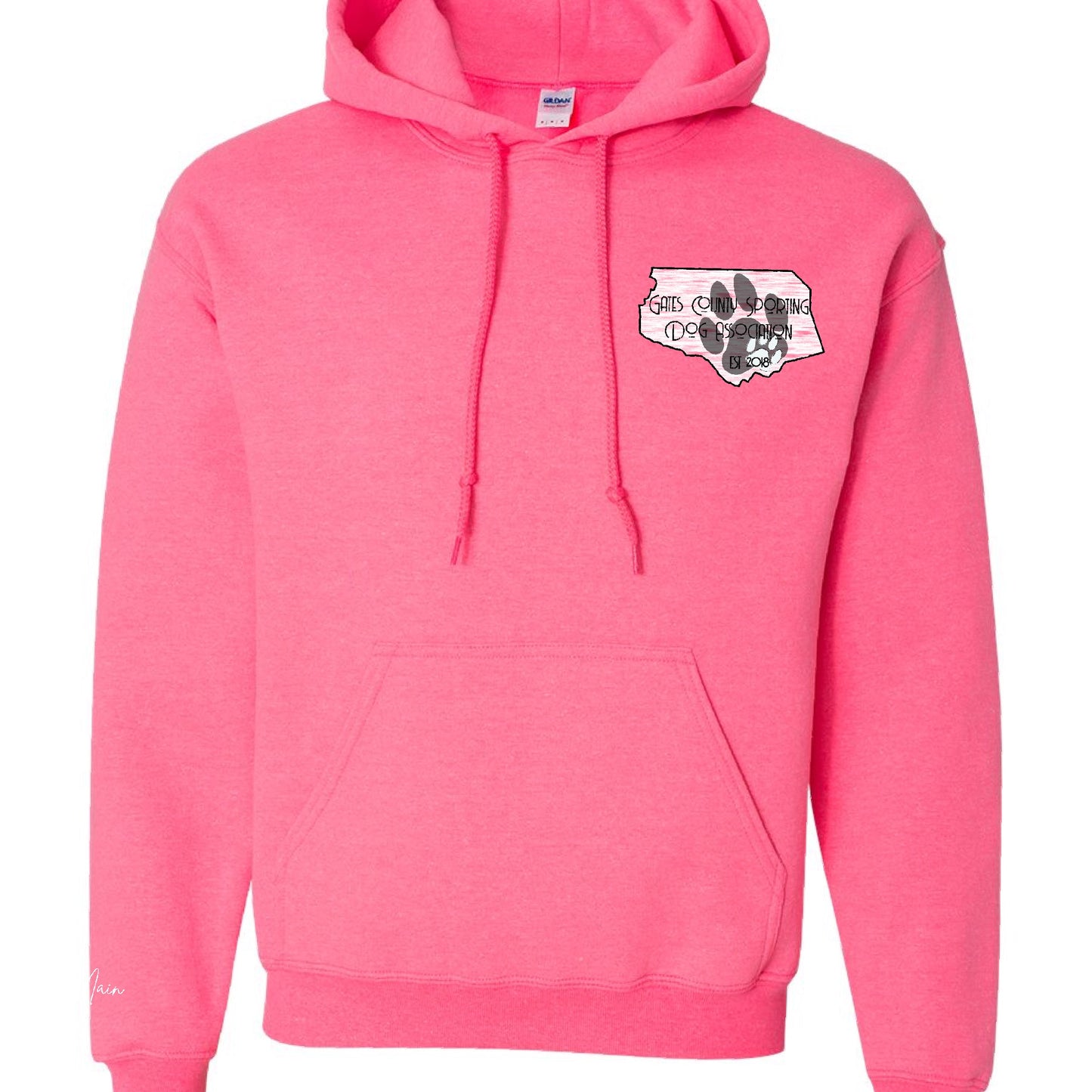 GCSDA Dog Paw Hoodie Sweatshirt