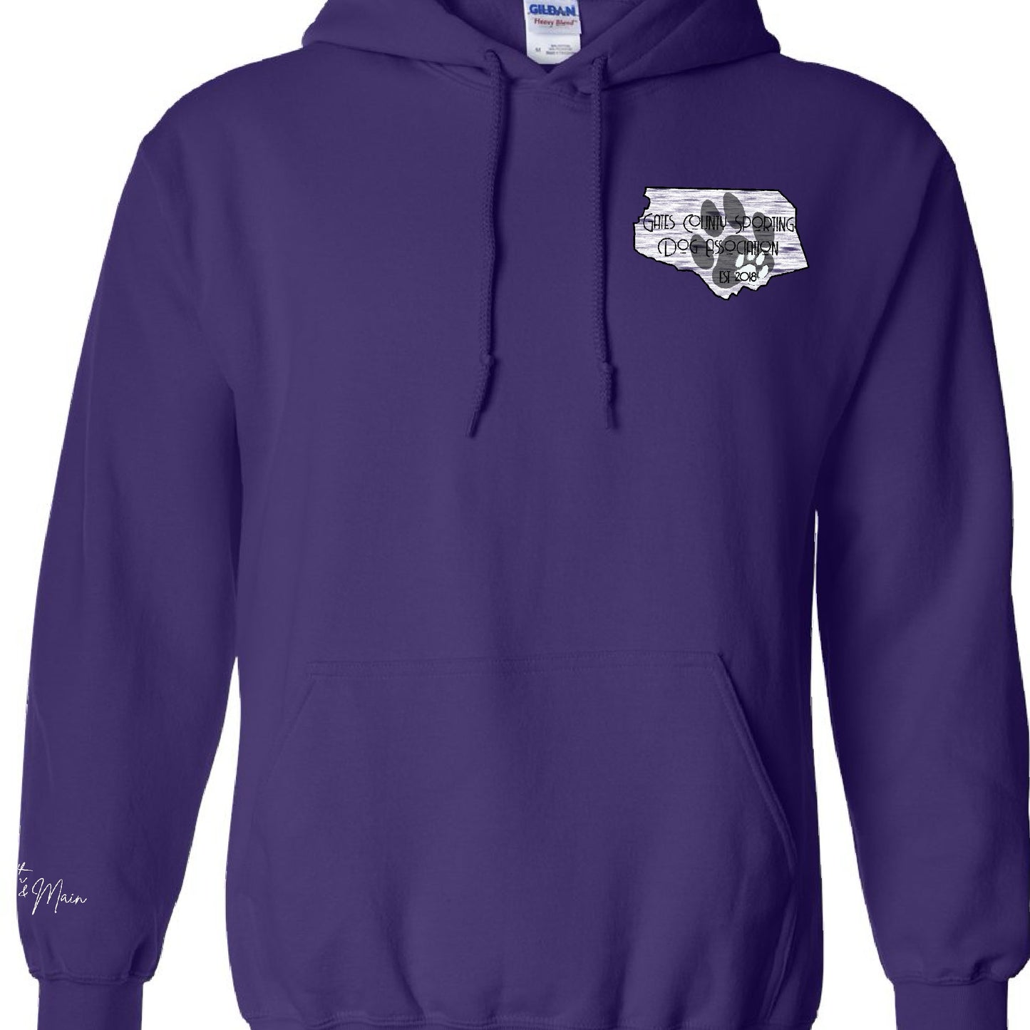 GCSDA Dog Paw Hoodie Sweatshirt