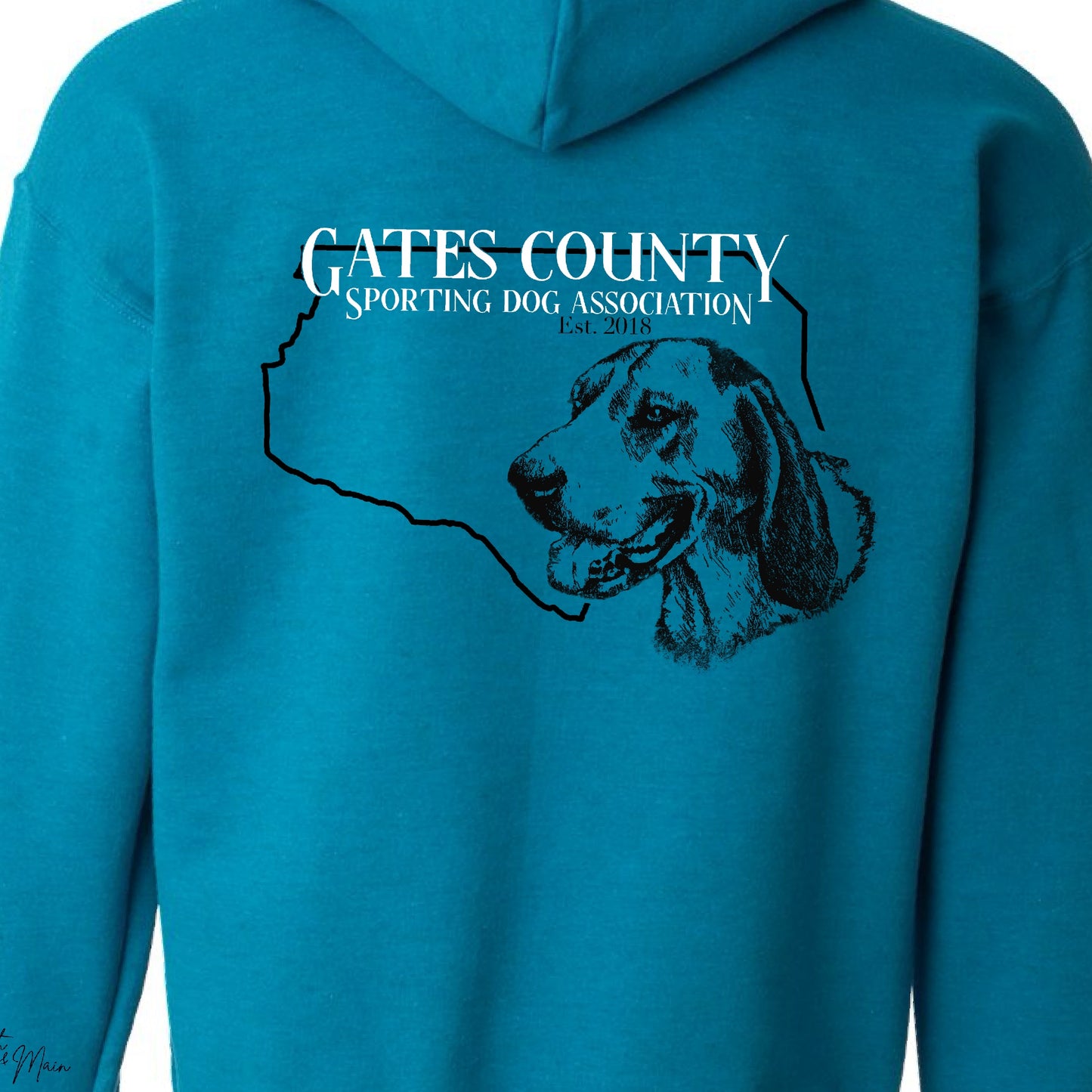 GCSDA Dog Sketch Hoodie Sweatshirt