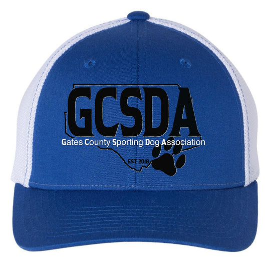 GCSDA Flex fit Trucker Hat Royal/White