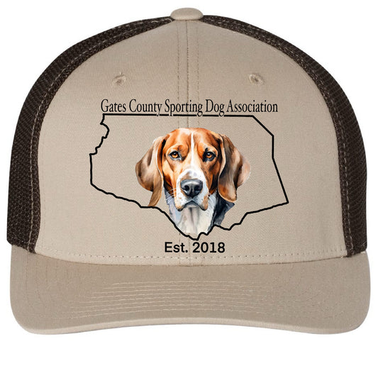 GCSDA Trucker Hat Sport Dog Khaki/Coffee